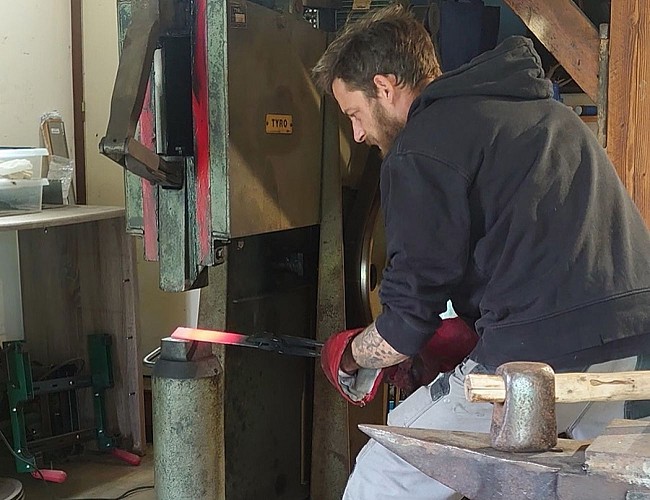 Forge d'un couteau