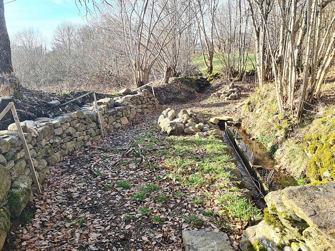 L'aménagement final auprès le chantier