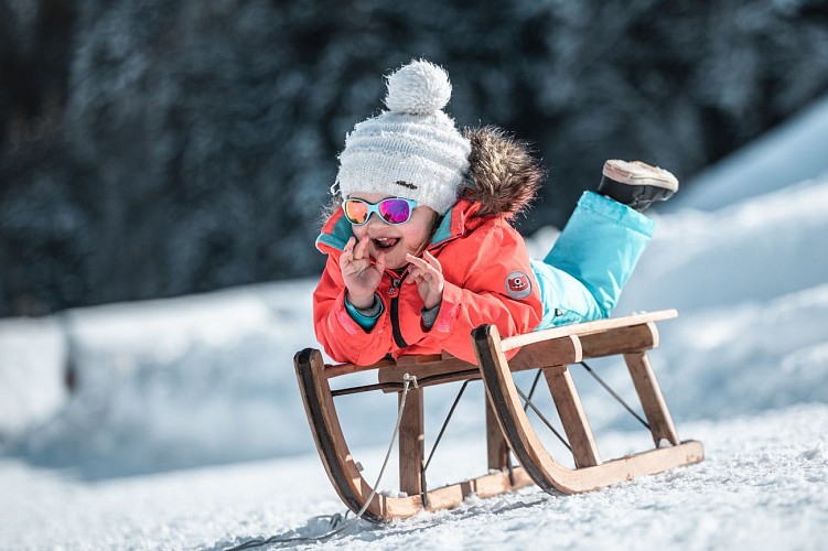 Piste de luge La grenouille au Borne