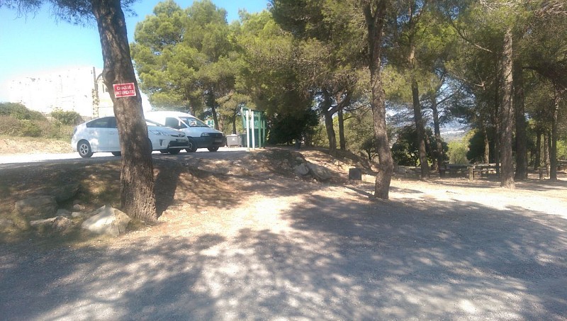 Votre point de départ de la balade sur le massif de la Gardiole