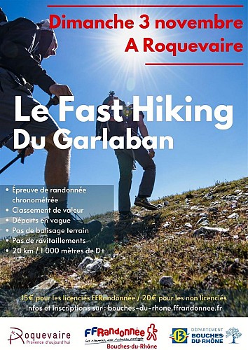 Fast hiking du Garlaban
