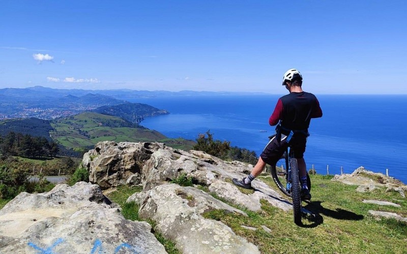 Joe Bike Hendaye Vue Ocean