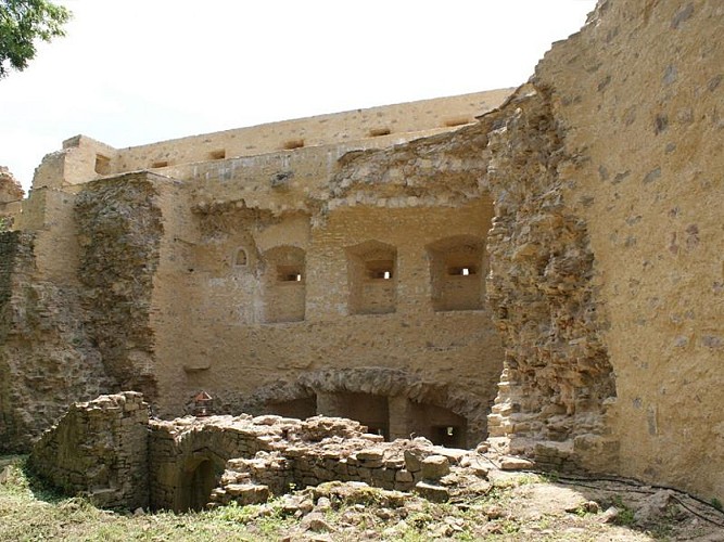 Remparts et ruines de la chapelle Saint Louis