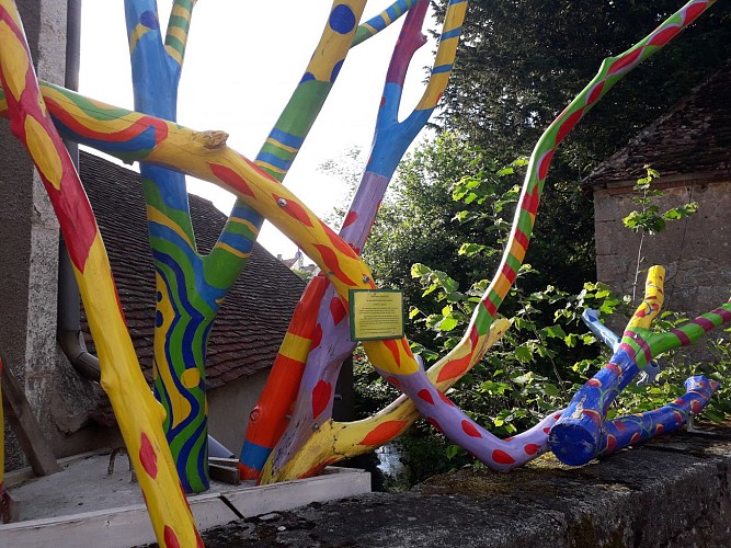 Décoration dans les rues de Lormes