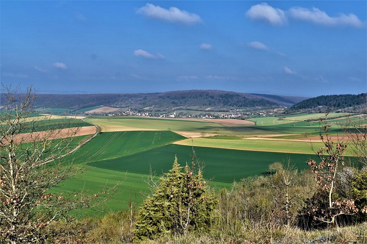 Vue sur le village de Grenois (2)