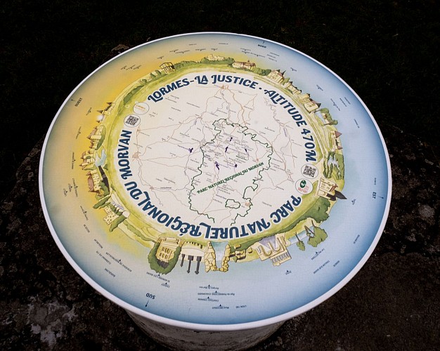 Table d'orientation Mont La Justice