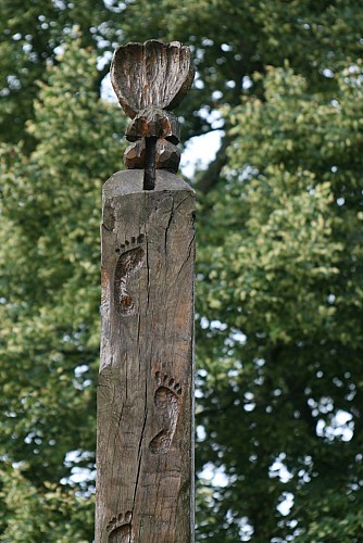 La Borne de Saint-Jacques, création de François Davin