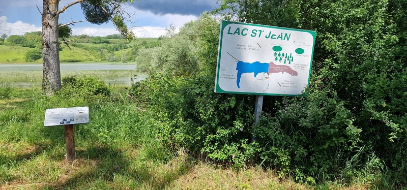 Le lac de Saint Jean et son observatoire ornithologique