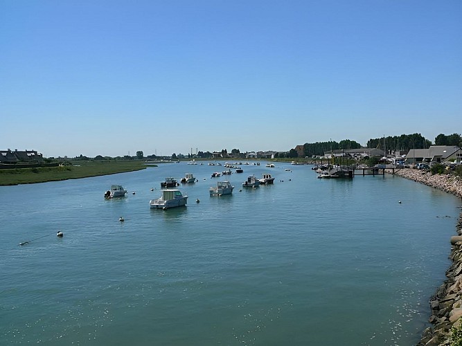 Dives sur Mer Cabourg vue du CYC