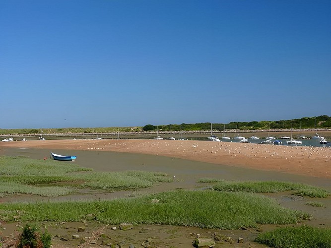 Dives sur Mer Cabourg Houlgate vue estuaire de la Dives