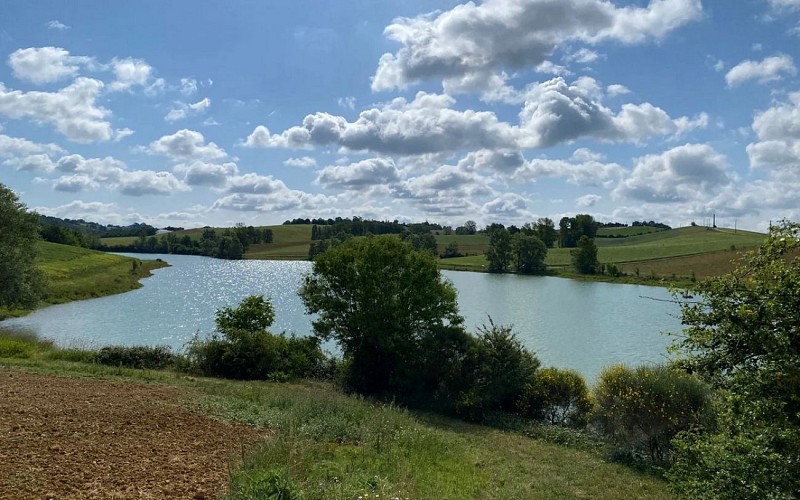 Lac de la retenue de Briax