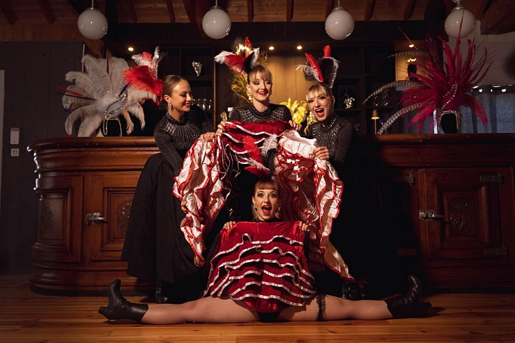 Cabaret Navy Blue - Lescar - french cancan 1