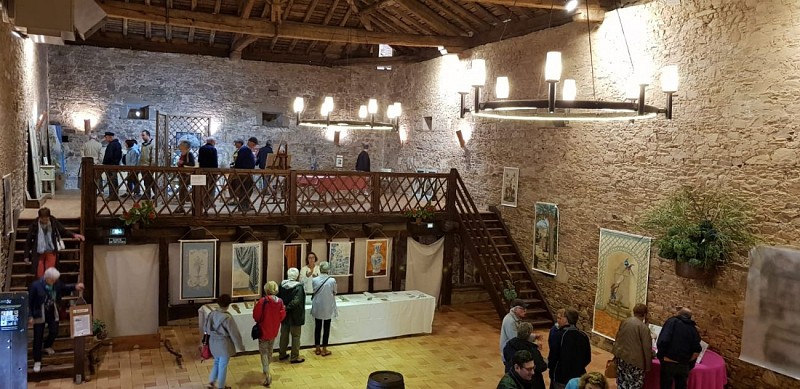 Intérieur Grange Médiévale