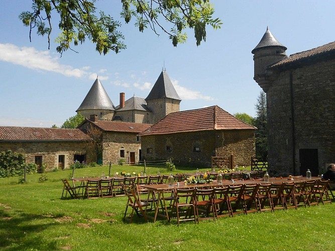 Fête de famille au Château de Brie