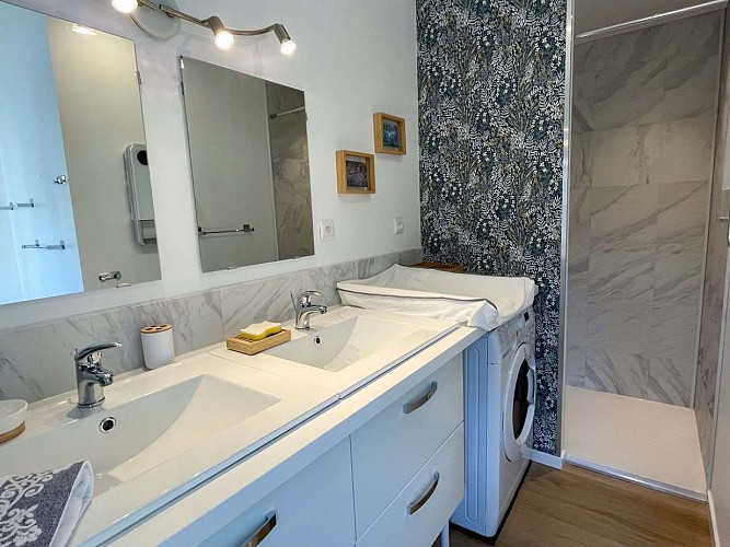 Gite Le Banneau Bleu - Salle de bain-2