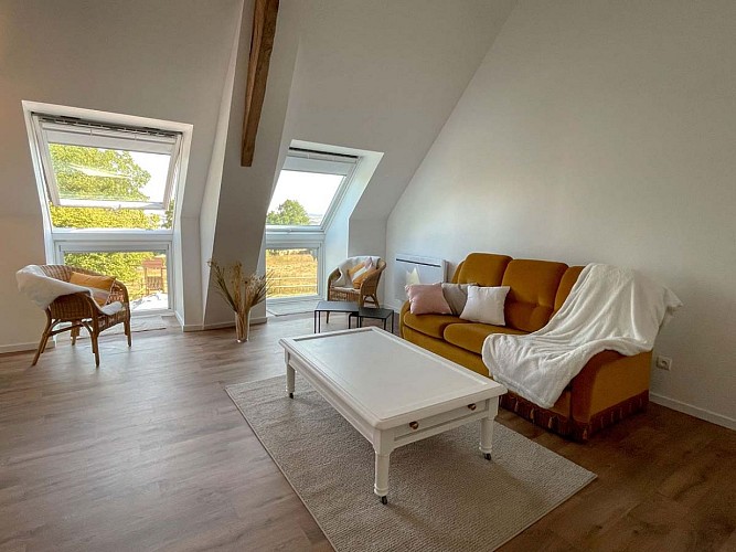 Gite Le Banneau Bleu - Salon-2