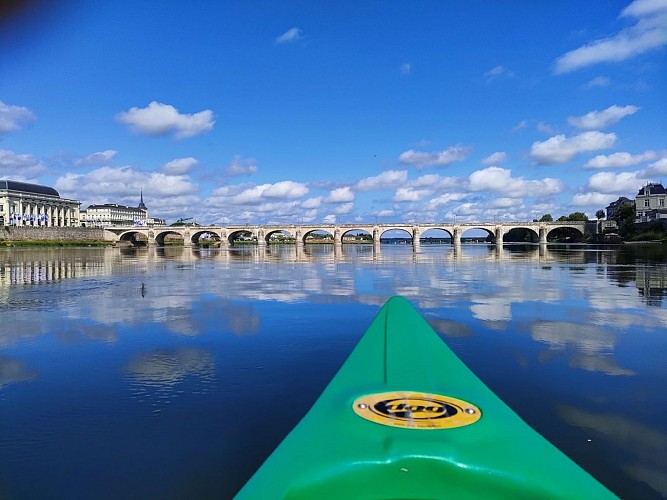 Canoës Terre d'Entente : Parcours de St Martin de la Place à Gennes