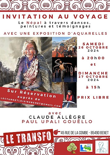 INVITATION AU VOYAGE "LE NÉPAL A TRAVERS DANSES"