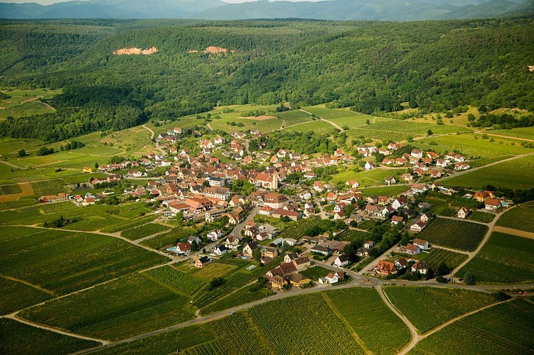 Voegtlinshoffen vu du ciel