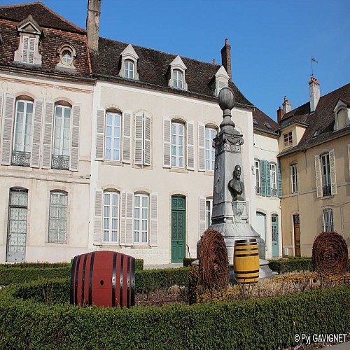 Place Du Cratère et Buste de Félix Tisserand