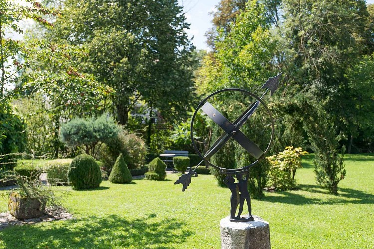 Ruffey-sur-Seille, jardin du prieuré