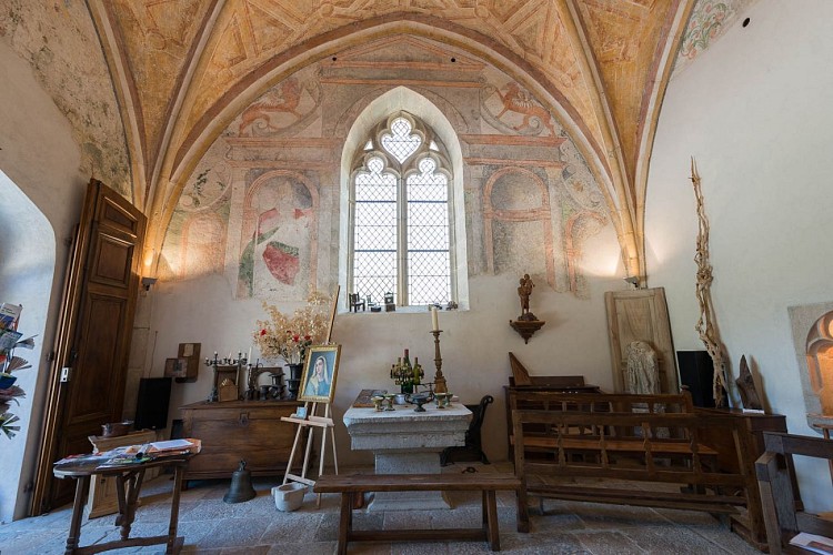Ruffey-sur-Seille, intérieur du prieuré