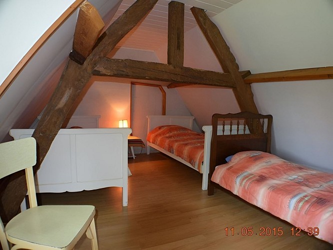 Le Petit lieu des Brocs - Brucourt - Mr Amey - Chambre Lits 1 personne