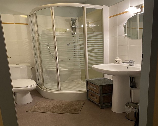 Les salle d'eau des chambres d hôtes