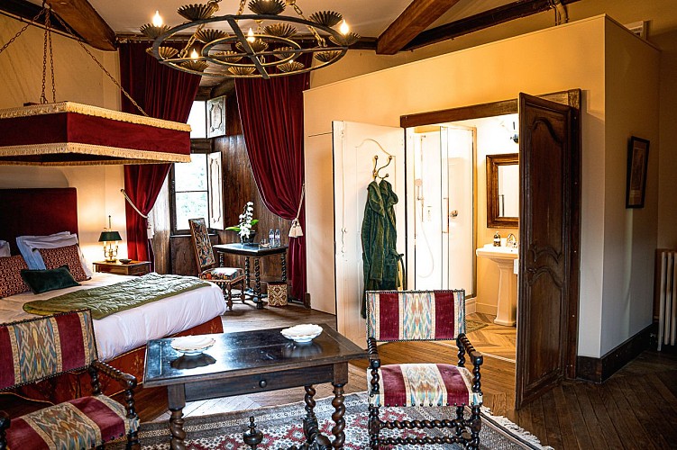 Chambre d'hôte Château de Bonneval Chambre Foix