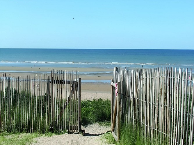 accès plage