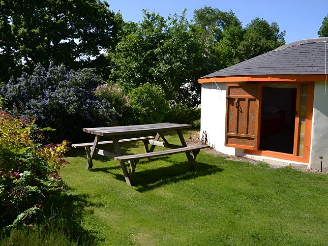 Yourtes Auberge de la Tellerie Le Theil Bocage - 2