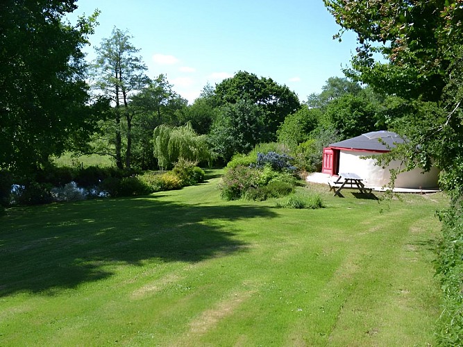 Yourtes Auberge de la Tellerie Le Theil Bocage - 5