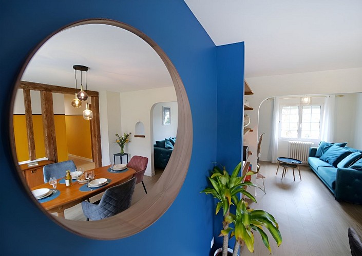 Salle à manger déco vintage chic