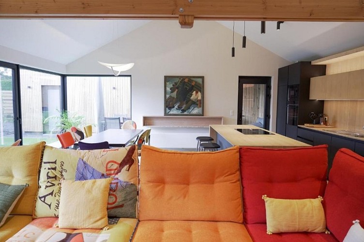 Gîte Abacus pièce de vie