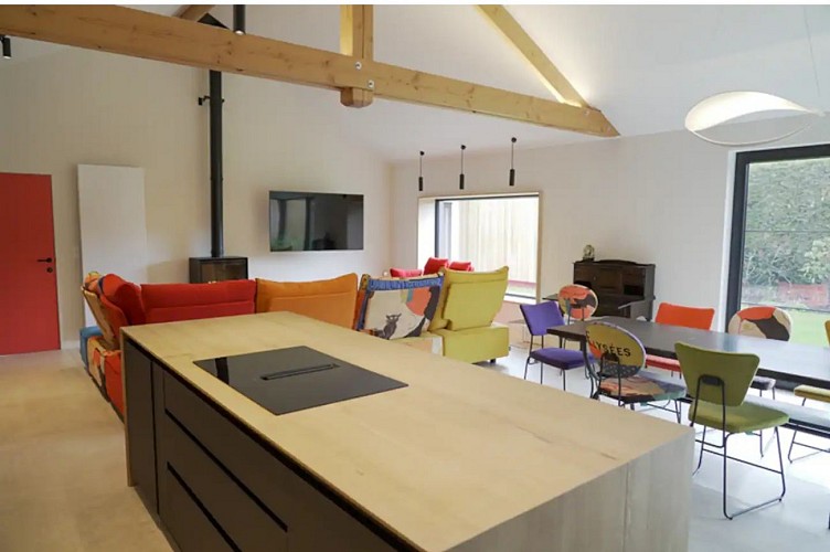 Gîte Abacus séjour cuisine