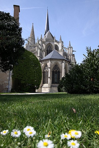 Le chevet de la Trinité à Vendôme