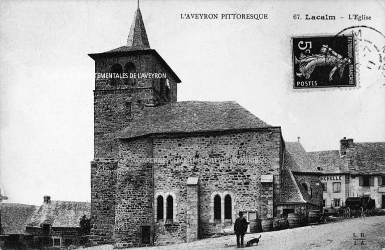 L'église de Lacalm