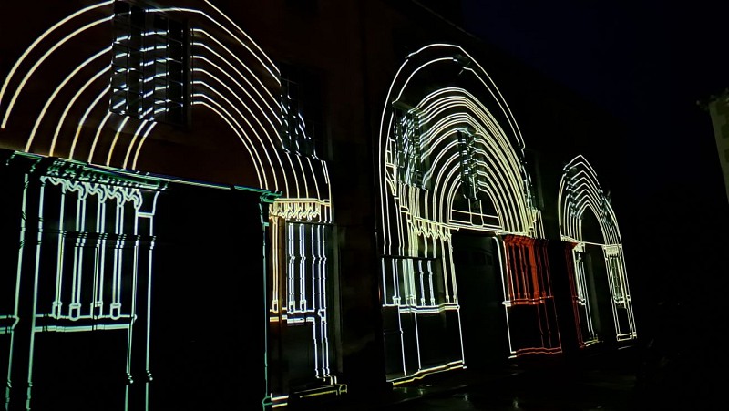 Secrets et mystères de l'Abbaye_Illuminations à Charroux_Vienne