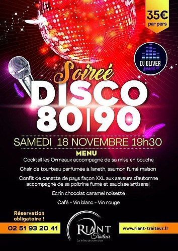 SOIRÉE DISCO 80/90