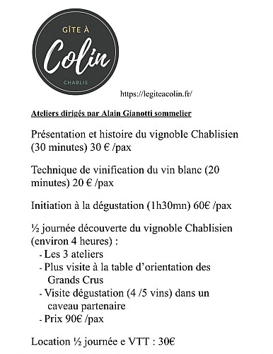 Flyer vélos Colin