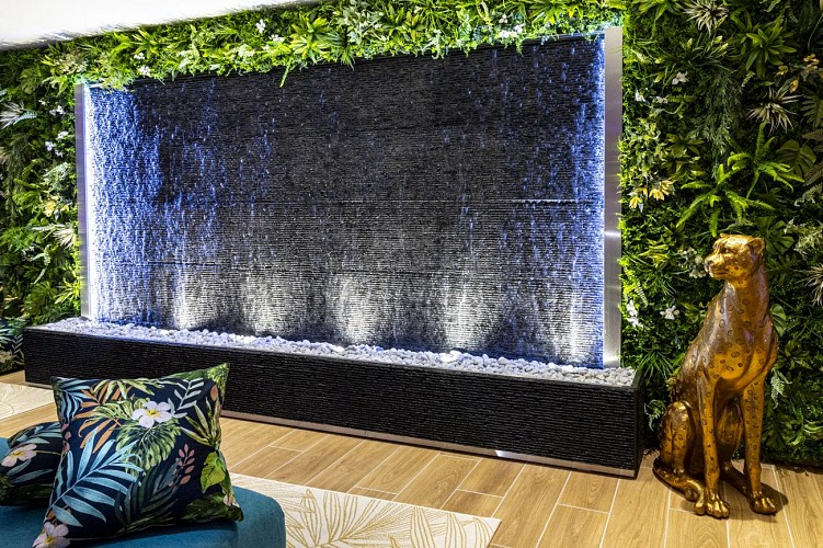 Mur d'eau - Salon Tropical