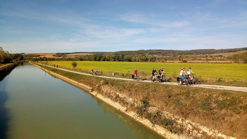 Groupe à vélo Canal de Bourgogne