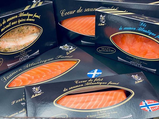 Présentation gamme saumon