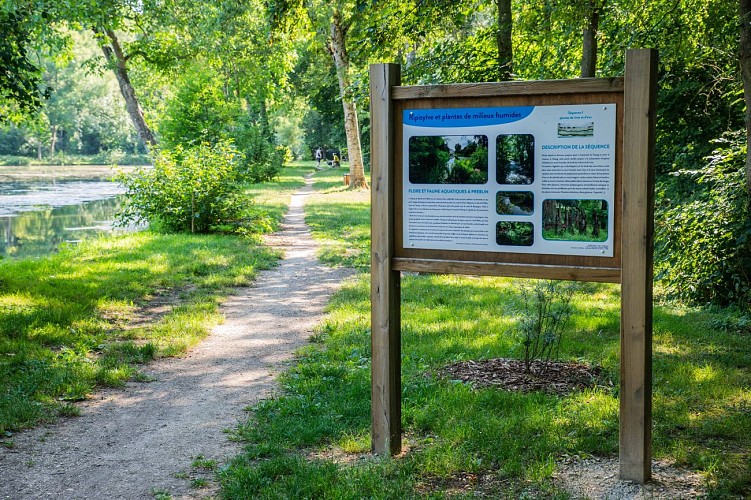 Sentier Romarin - Parc du Moulin de Préblin