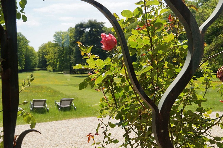 Extérieur parc rosiers - Château de Montigny