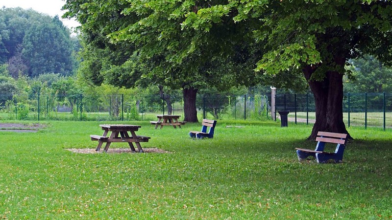Aire de pique-nique de la plage de Villeneuve-sur-Yonne