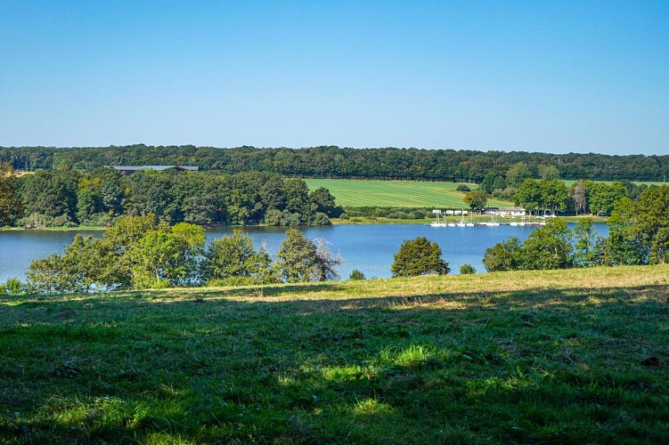 le lac du Bourdon à Saint Fargeau