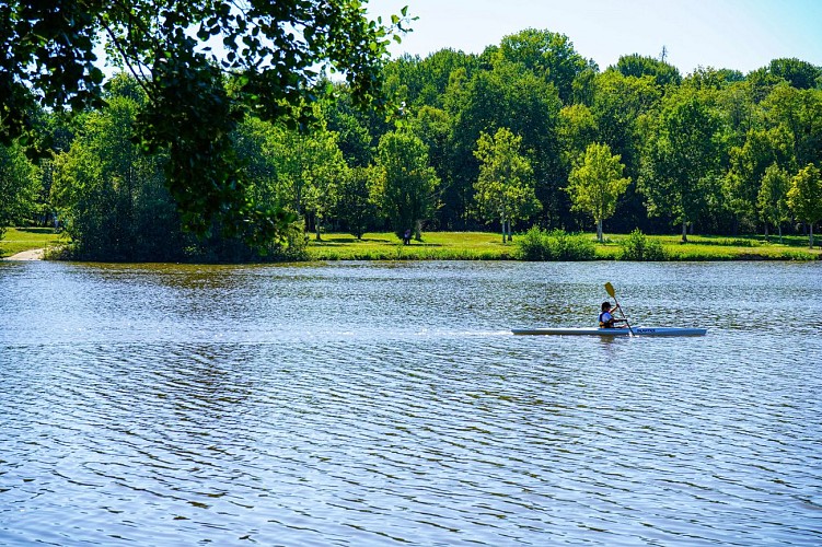 l'étang de Toucy lieu de promenade, activités et pique-nique