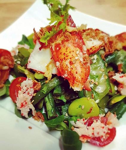 entrée froide service à l'assiette vieux moulin traiteur