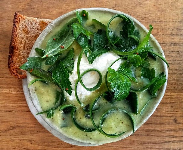 entrée vegétarienne - restaurant Ooli